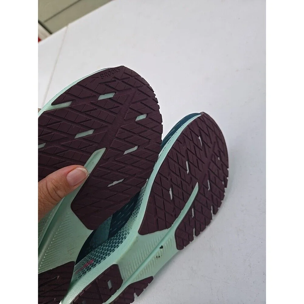 Brooks Womens hyperion tempo 1203281B491 Running Shoes Sz 10.5 Teal Blue